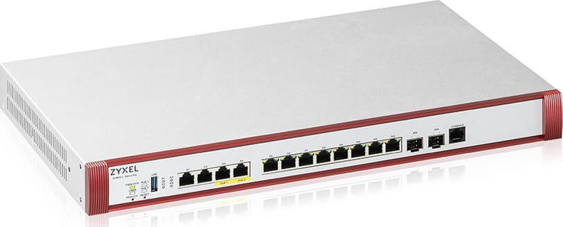Firewall hardware Zyxel USG FLEX 700H, 15 Gbit/s, 10 Gbps porta, gri