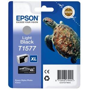 Ngjyrë EPSON T1577 për printer Stylus Photo R3000, 25.9ml, e hirtë