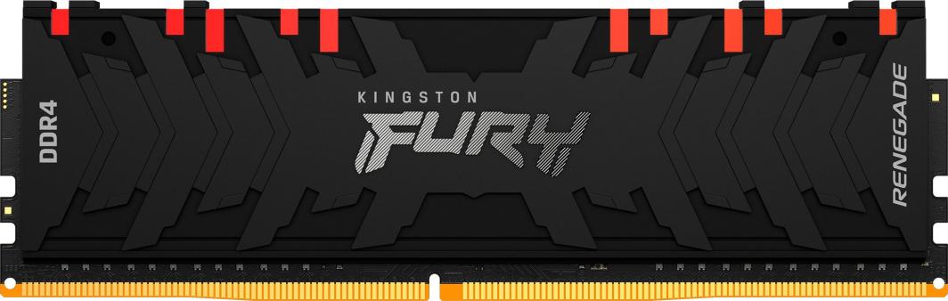 Memorie Kingston Fury Renegade RGB, DDR4, 16 GB, 3600 MHz, CL16, KF436C16RBAK2/16