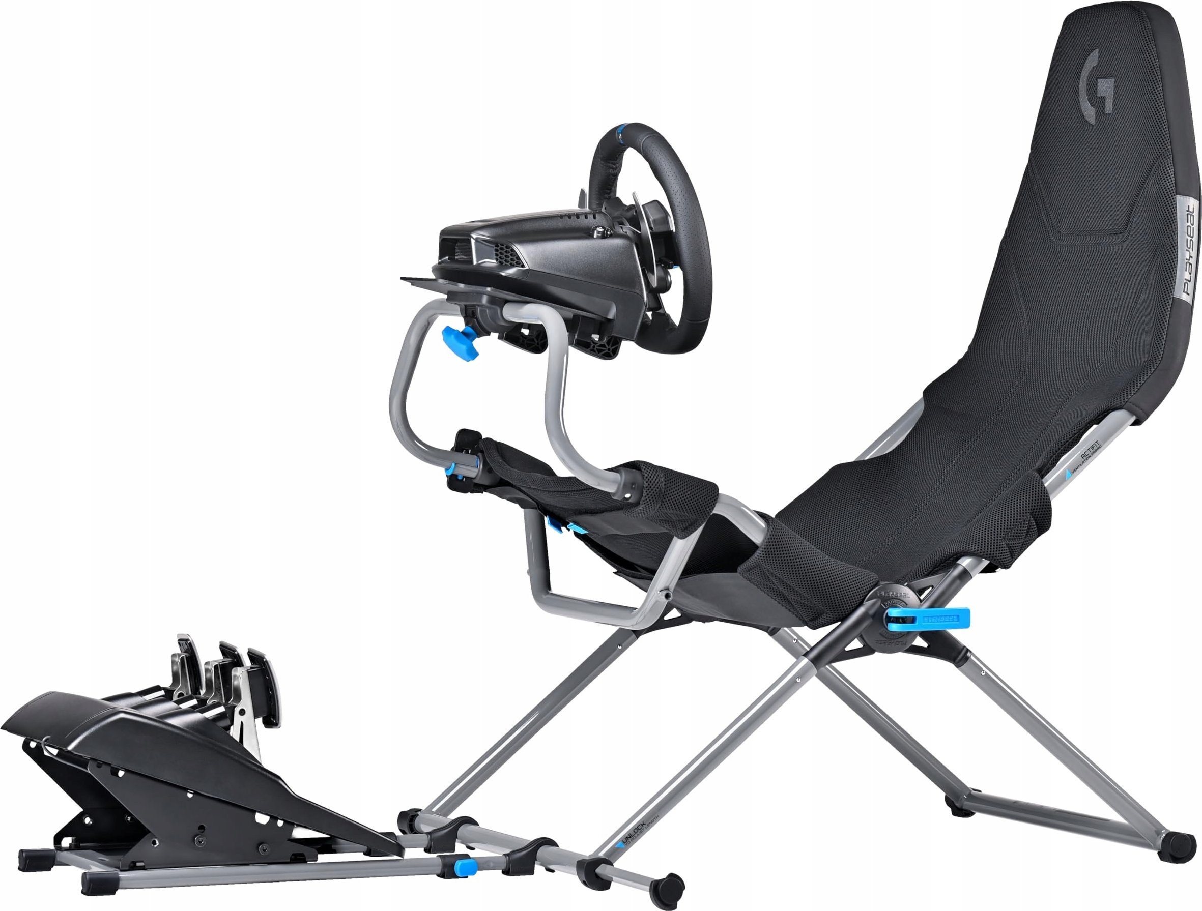 Karrige lojërash Playseat Challenge X Logitech G Edition, për konzola, e zezë