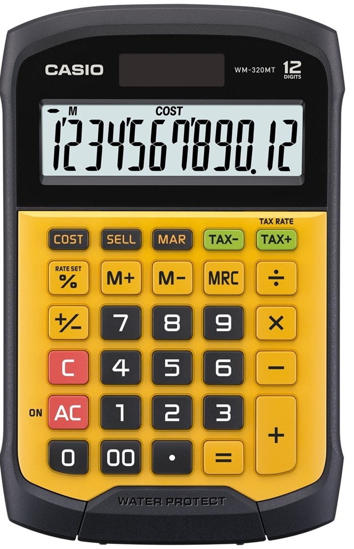 Kalkulator tavoline Casio WM-320MT, 12 shifra, LCD, gri