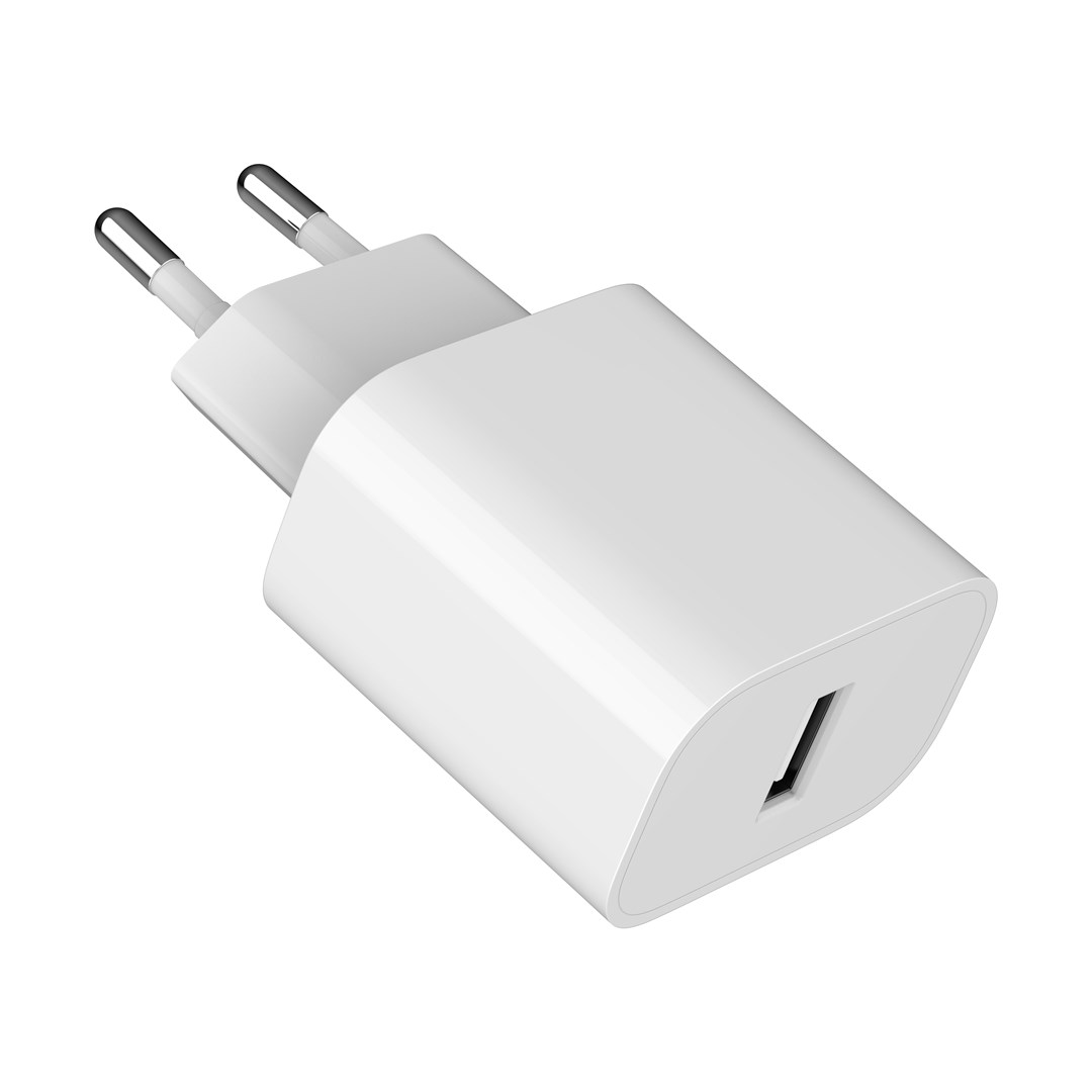 Karikues universal USB Gembird, 2.4A, 1 port, i bardhë