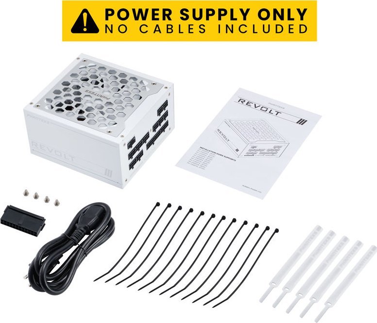 Burim energjie Phanteks Revolt PH-P1000PR_WT01C ATX 3.0, 1000W