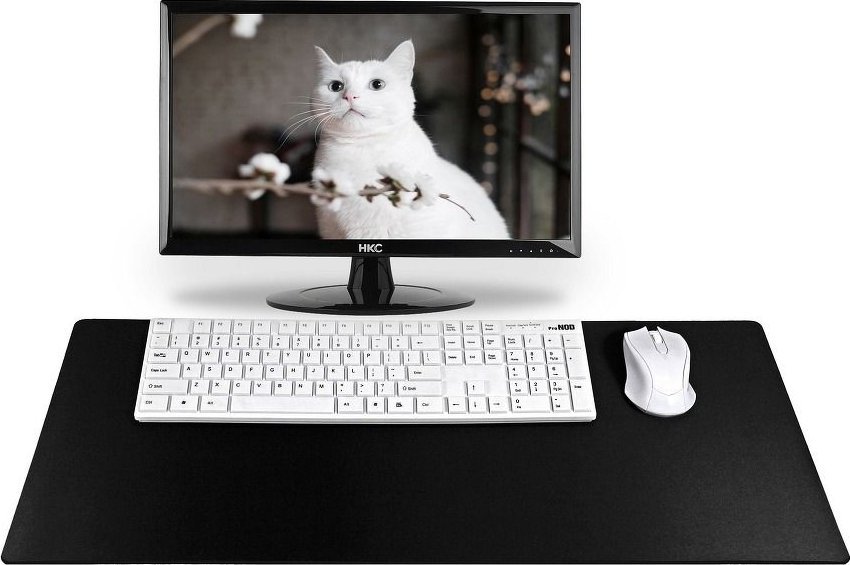 Mousepad për lojëra Techonic, 800x400 mm, 2.5 mm, i zi