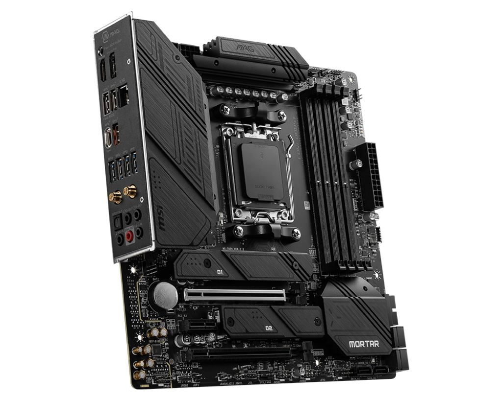 Pllakë amë MSI MAG B650M Mortar WIFI, Micro-ATX, DDR5, AMD AM5