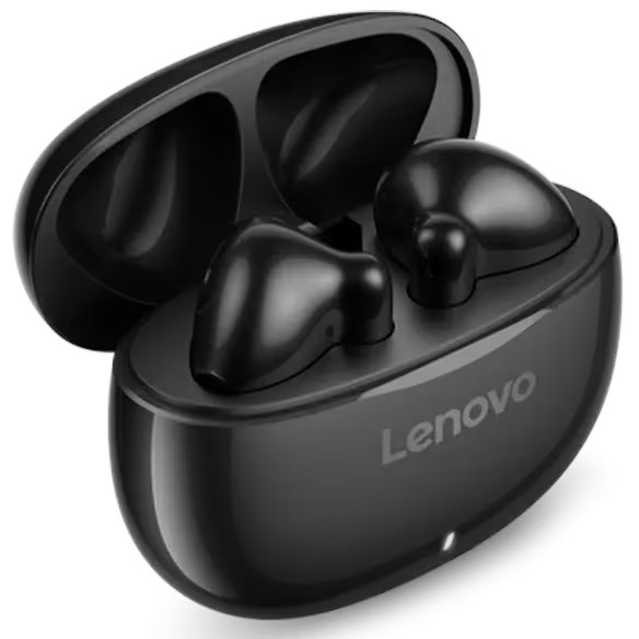 Kufje pa tela Lenovo E310 True Wireless, stereo, me kuti karikimi, të zeza