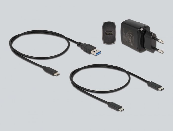 Docking station DeLOCK 64138, M.2 SATA NVMe SD Express, USB, argjendi