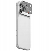 Mbrojtës kamere Skinarma Lens Protector për iPhone 17 Pro Max, alumin i plotë, gri