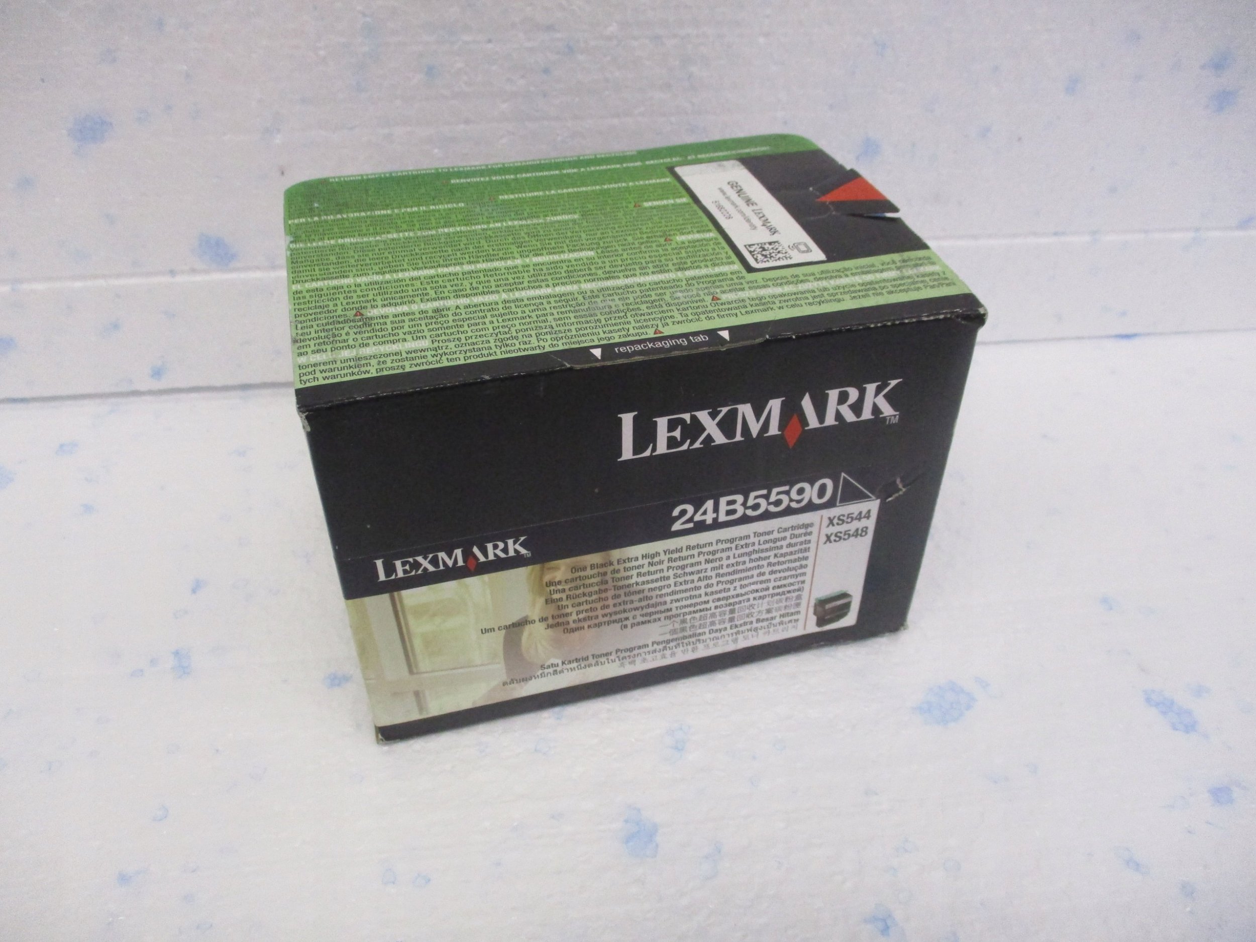 Toneri Lexmark 24B5590, origjinal, kapacitet i lartë, i zi