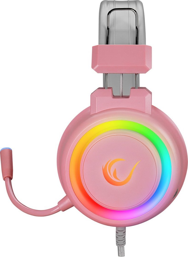 Kufje Rampage Alquist SN-R10, 7.1 Surround, RGB, rozë