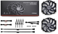 Ventilator PC Noctua NF-A14x25r G2 PWM Sx2-PP Chromax Black, 140mm, set me 2 copë, i zi