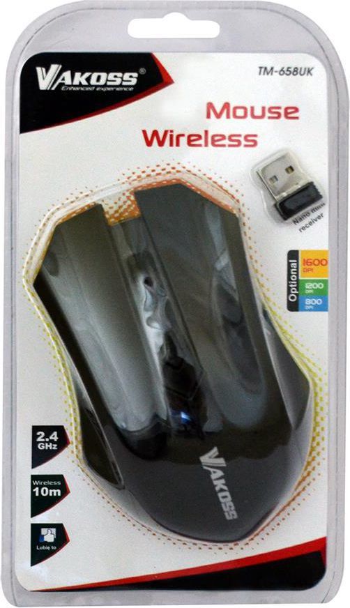 Maus Vakoss TM-658UK, wireless, USB, i zi