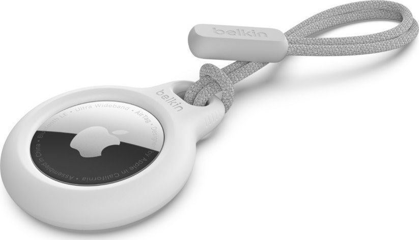Mbajtëse rripi për AirTag Belkin F8W974btWHT, twist and lock, e bardhë