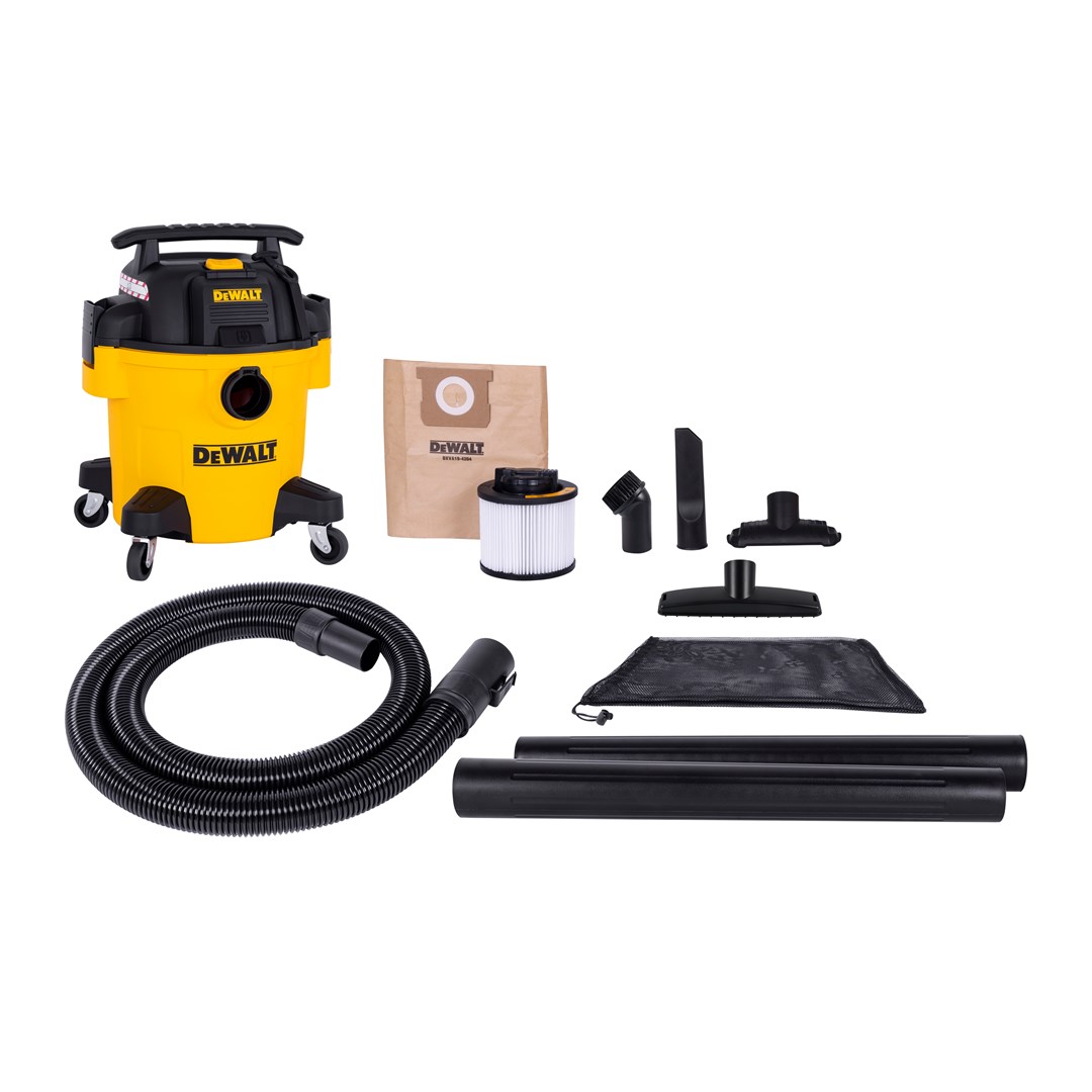 Fshesë industriale Dewalt DXV20PTA, 20L, 1050W, verdh e zezë