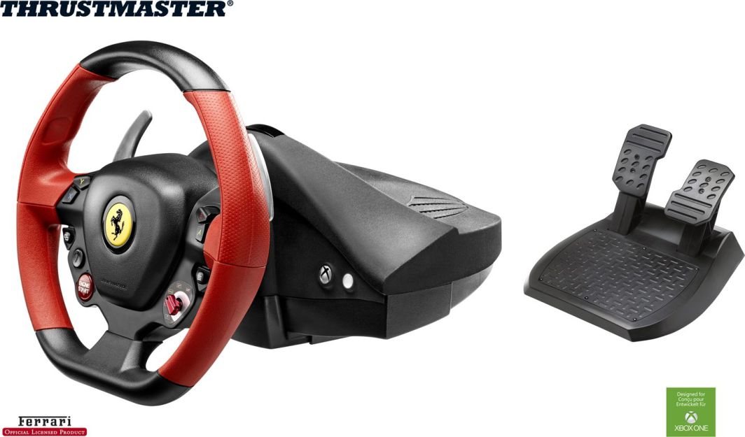 Set timon për vozitje Volant Thrustmaster Ferrari	F458 Spider Xbox One (4460105) 