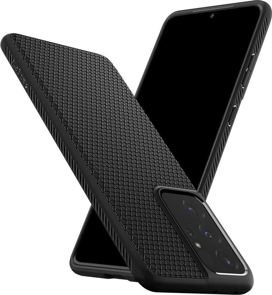 Футрола Spigen Liquid Air за Galaxy S21 Ultra, мат црна