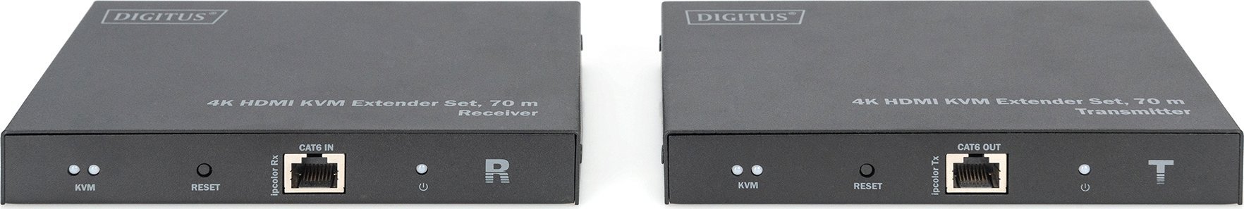 Sistem transmetimi AV Digitus HDMI 2.0 KVM Extender, 70m, UHD 4K 60Hz, i zi 3