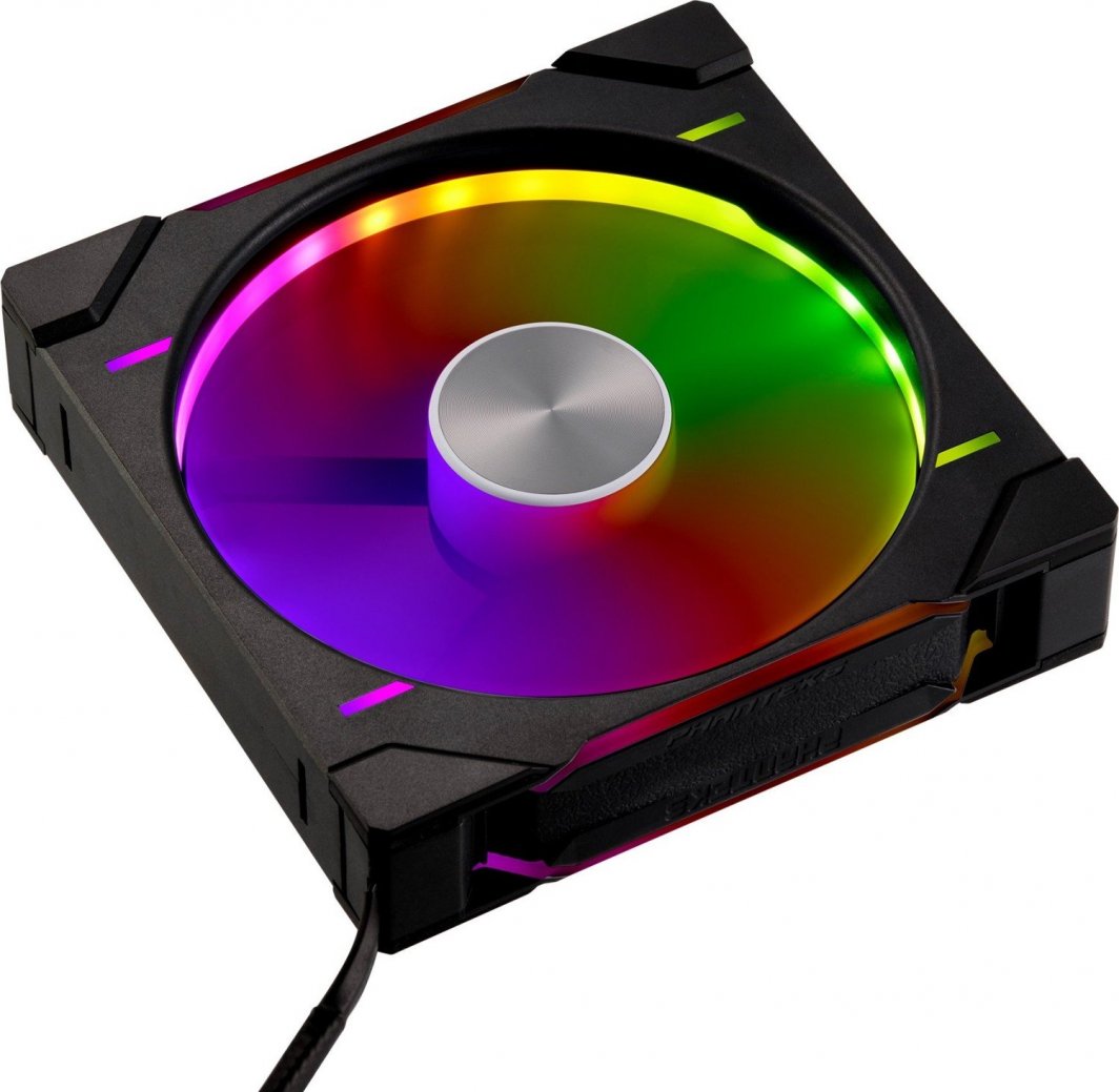 Вентилатори за компјутер Phanteks D30 120mm D RGB, сет 3 парчиња, PWM, црни