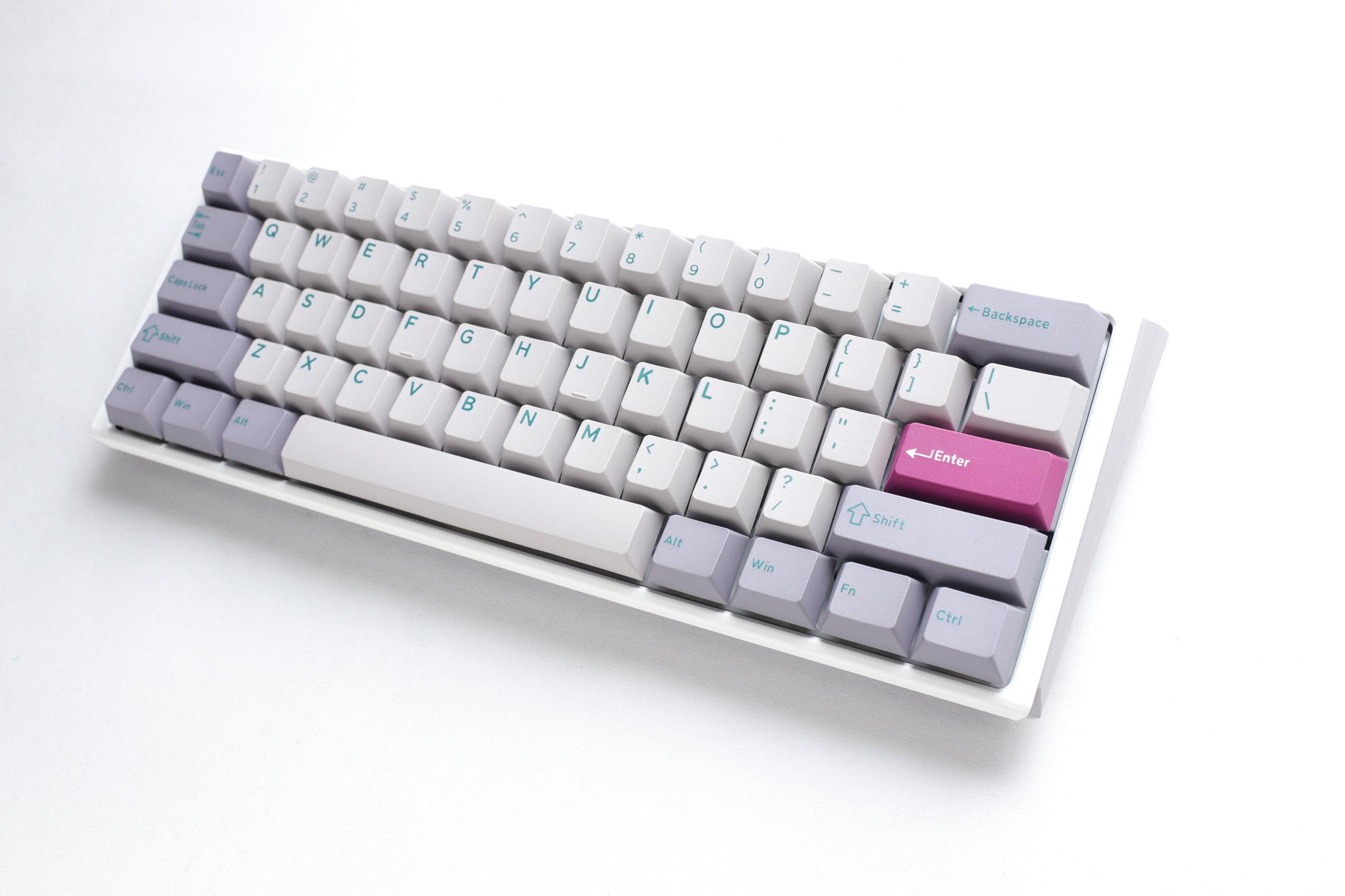 Тастатура Ducky One 3 Mist Grey Mini, RGB LED, MX–Red