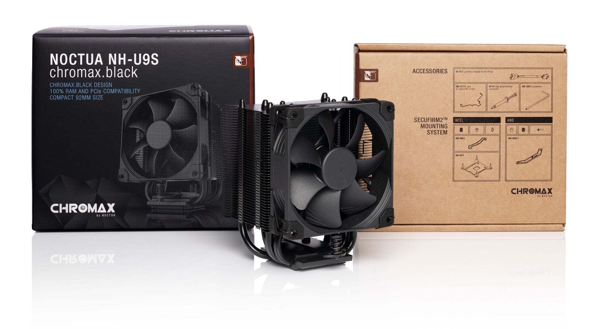 Ftohës CPU Noctua NH-U9S chromax.black, 92mm, i zi/krom