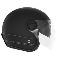 Helmetë motoçiklete Nox Premium Revenge Jet, polikarbonat, vizor kundër rrezeve UV, e zezë