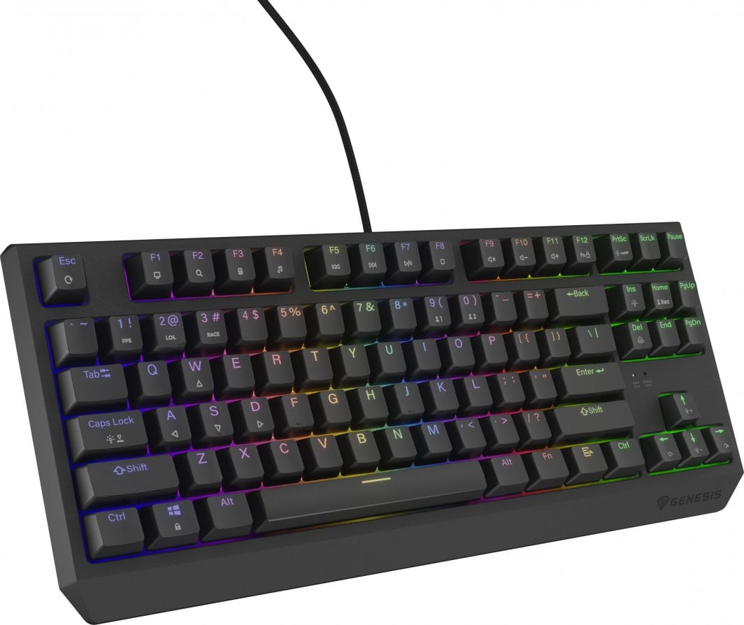 Tastierë Genesis Thor 230 TKL Outemu Brown, e zezë