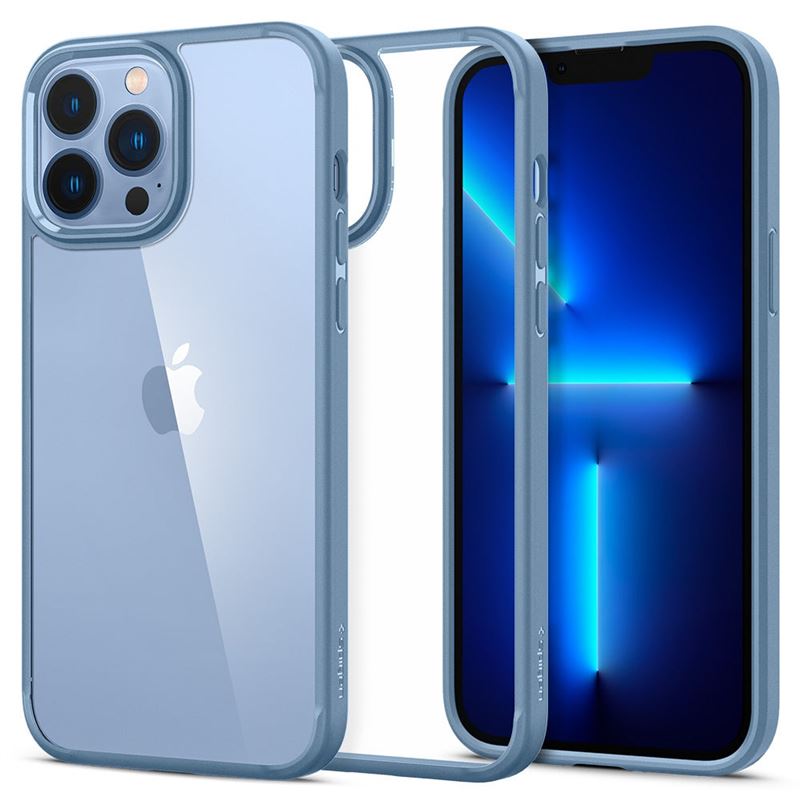 Mbrojtëse për celular iPhone 13 Pro Max Spigen Ultra Hybrid, e kaltër