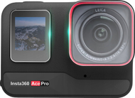 Set mbrojtës lentesh dhe ekrani SunnyLife për Insta360 Ace Pro, 6x lens hood, 2x mbrojtëse LCD, i zi