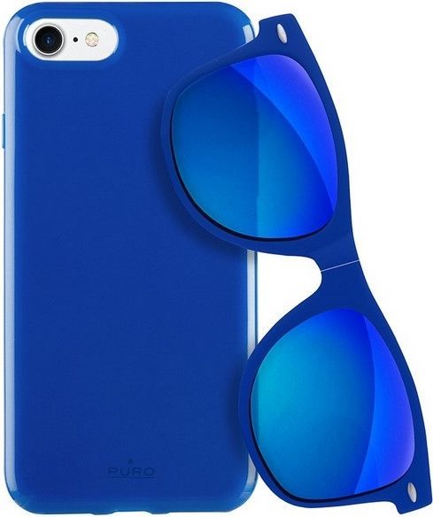 Syze dhe mbrojtëse për iPhone 7/8 + (IPC747SUNNYKIT1BLUE), të kaltra