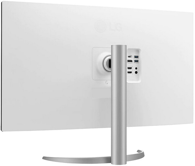 Monitor LG 32UP55NP-W, 31,5", LED, 4K UHD, i zi/ argjendtë