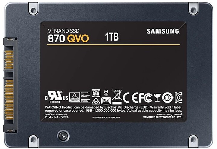 Disk SSD Samsung 870 QVO, 2.5", 1TB
