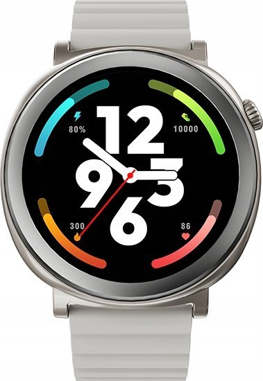 Smartwatch HiFuture Aurora, ekran me prekje, rezistent ndaj ujit, argjent