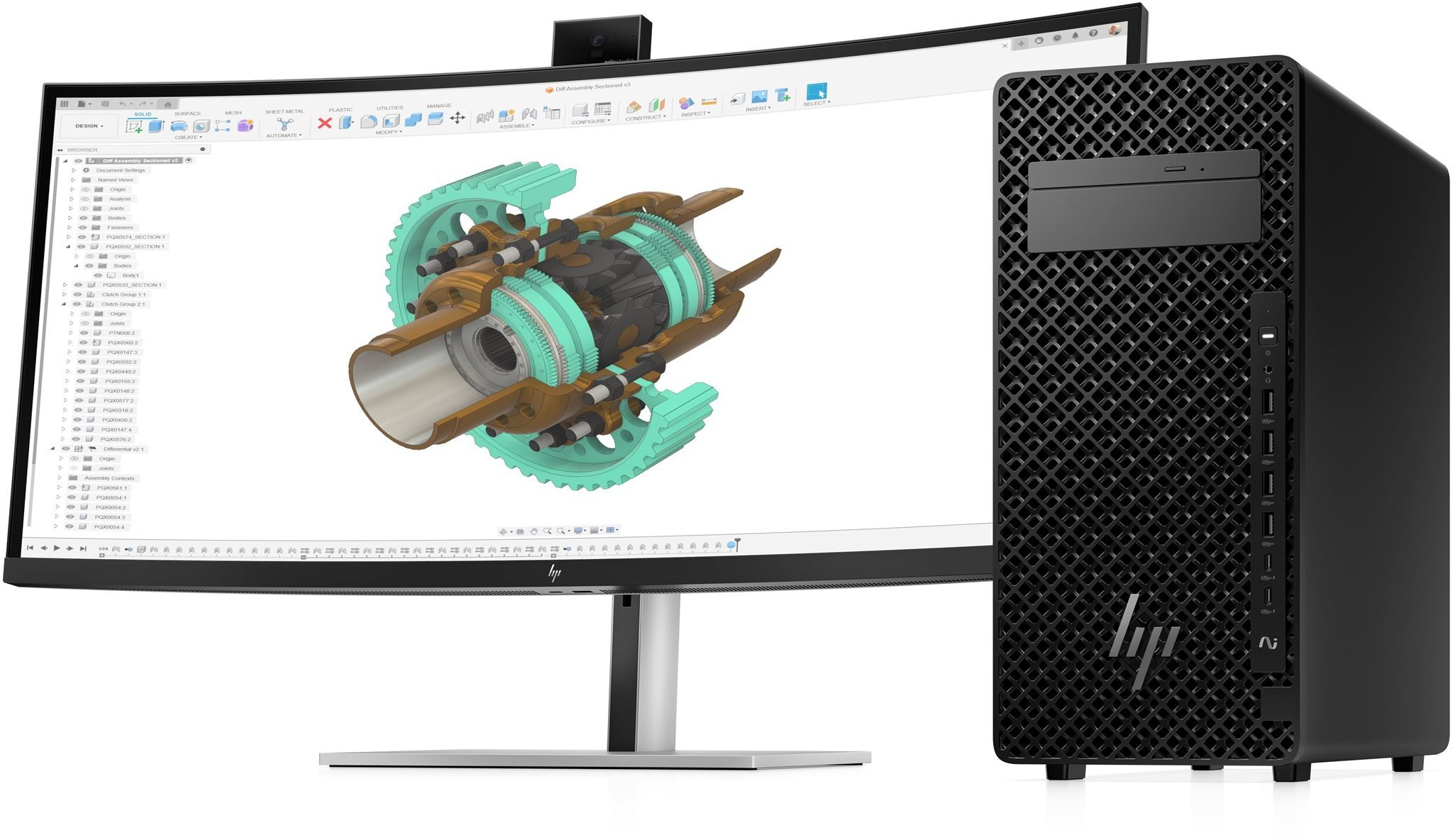 Kompjuter desktop HP Z2 Tower G1i, Intel Core Ultra 7, 16GB RAM, 512GB SSD
