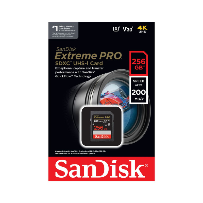 SanDisk Extreme PRO 256GB 200 MB/s