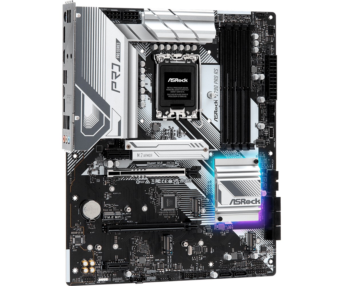 Pllakë amë Asrock Z790 Pro RS Intel Z790 LGA 1700 ATX