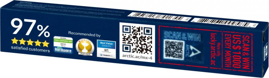 Pastë termale Arctic MX-4 (4g) 