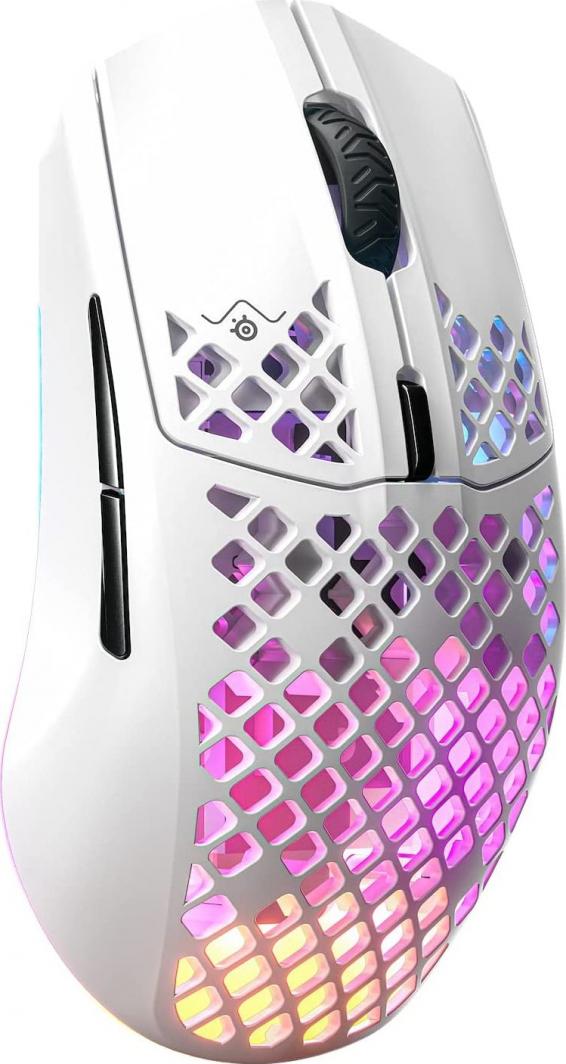 Maus SteelSeries Aerox 3 Snow Wireless 2022 (62608), i bardhë 2