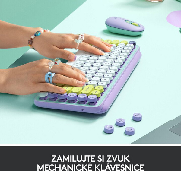 [OUTLET] Tastierë Logitech POP Keys, daydream