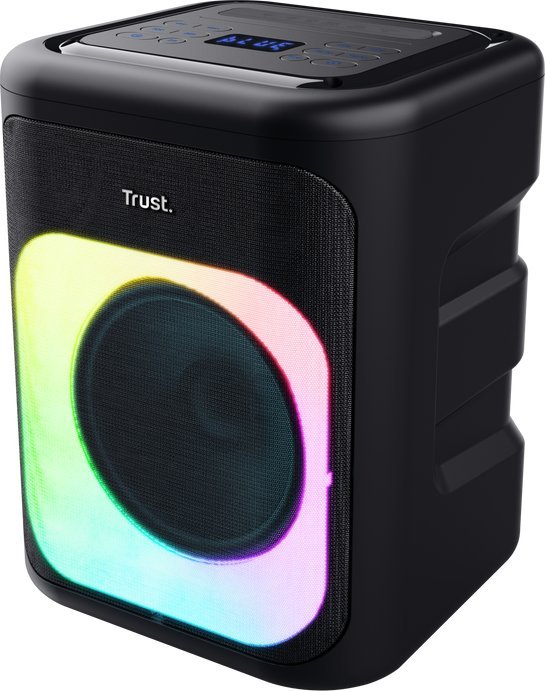 Kuti muzikore Trust Azura, 100W, Bluetooth, IPX4, e zezë
