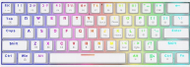 Tastierë mekanike Savio Whiteout X2, 60%, RGB, e bardhë