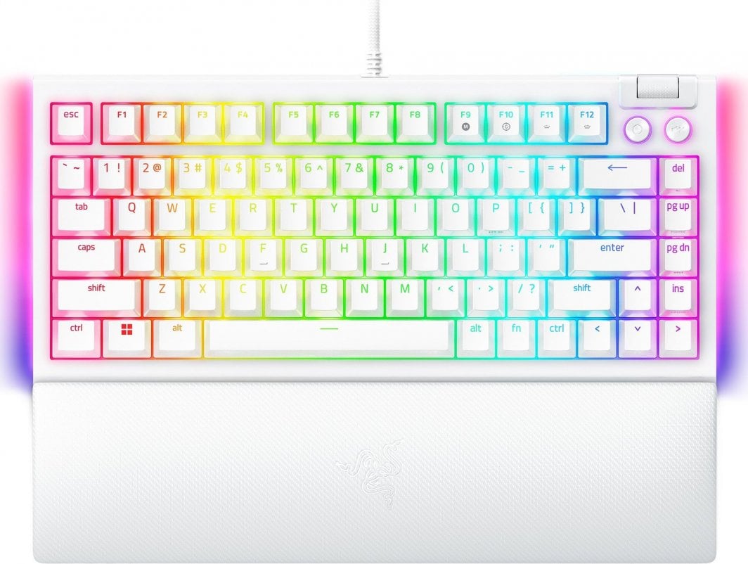 Tastierë Razer BlackWidow V4, RGB e bardhë