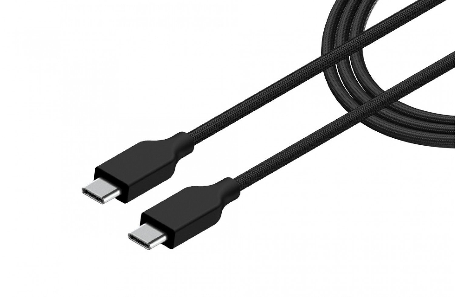 Kабел USB Genius ACC-C2CC-3A, USB C во USB C, 60W PD, 1.5m, црн