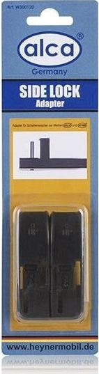 Adapter fshirëse xhami Alca T2 Side Lock, set 2 copë, i zi