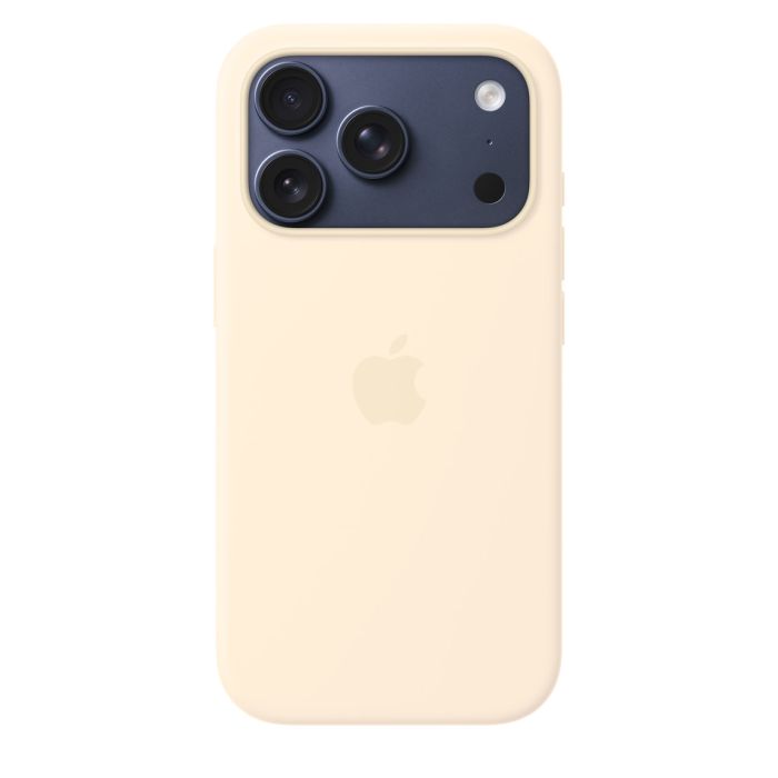 Apple iPhone 17 Pro Silicone Case with MagSafe, Vanilla (SEASONAL)