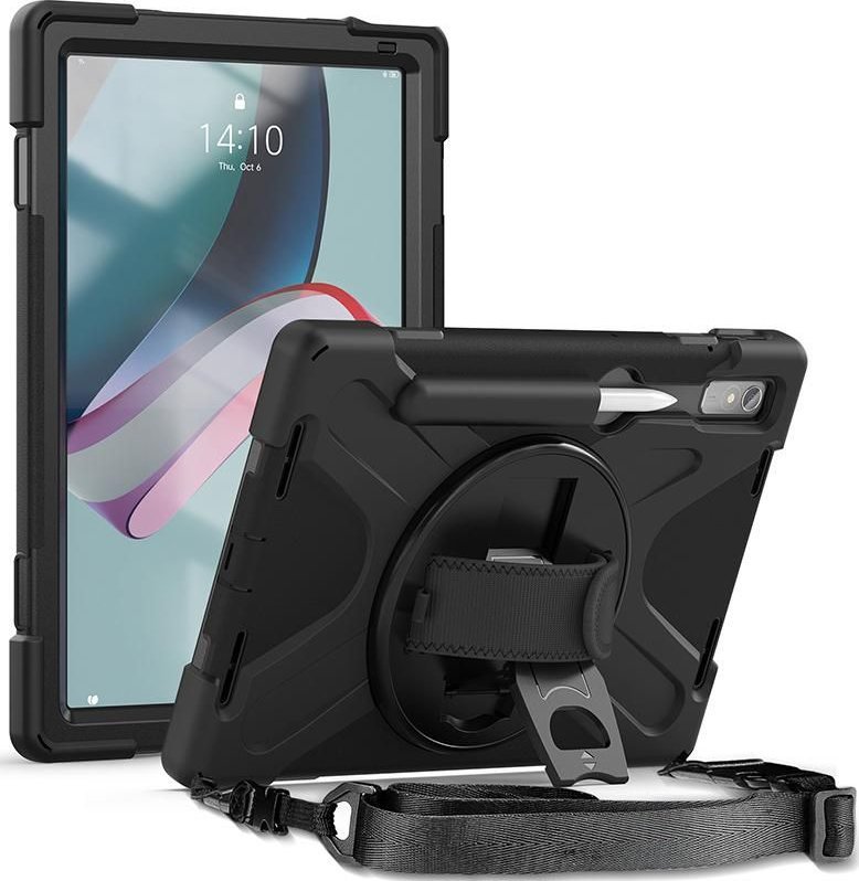 Kuti mbrojtëse AUSTIN Defender Case për Lenovo, material rezistent, dizajn i qëndrueshëm, e zezë