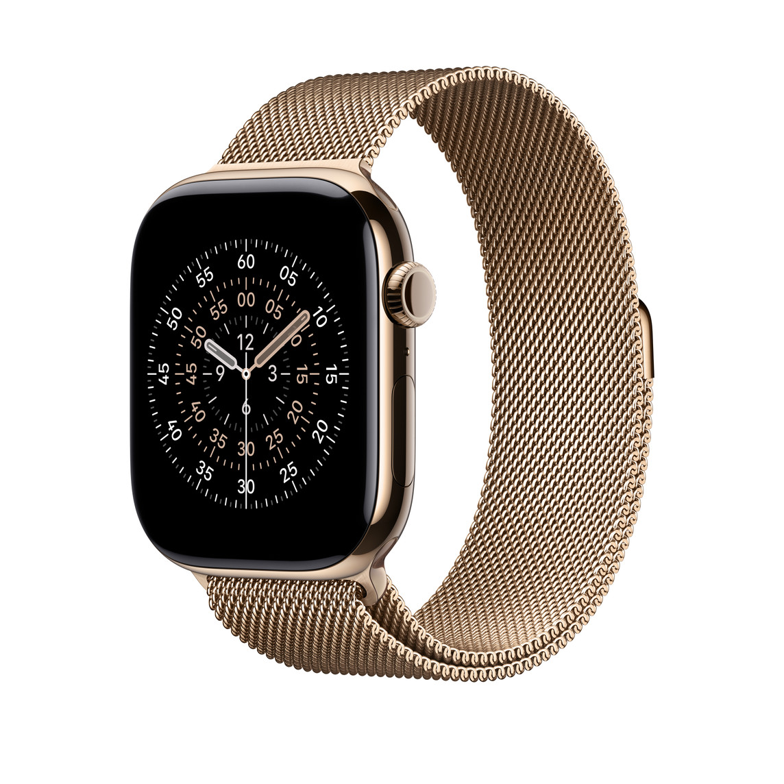 Apple Watch 46mm Loop, Gold Milanese Loop, M/L