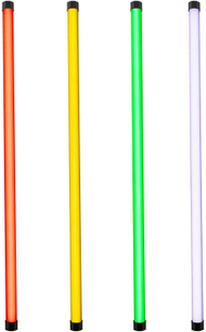 Set drita LED NANLITE PavoTube II 30X, 4 copë, RGB, për studio