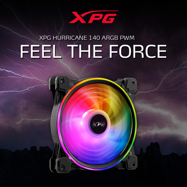 Ventilator ADATA XPG Hurricane ARGB, 140mm