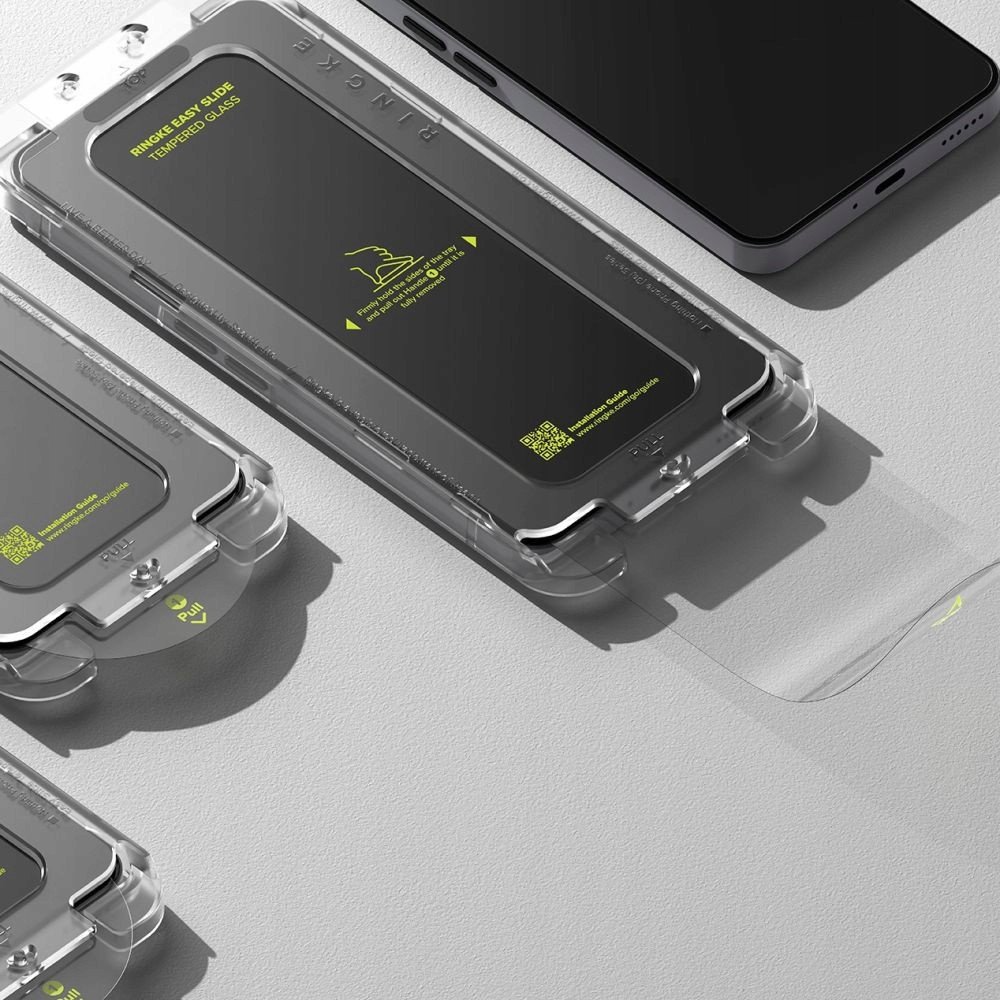 Xham mbrojtës Ringke Easy Slide për Nothing Phone 3A 3A Pro, 2 copë, transparent