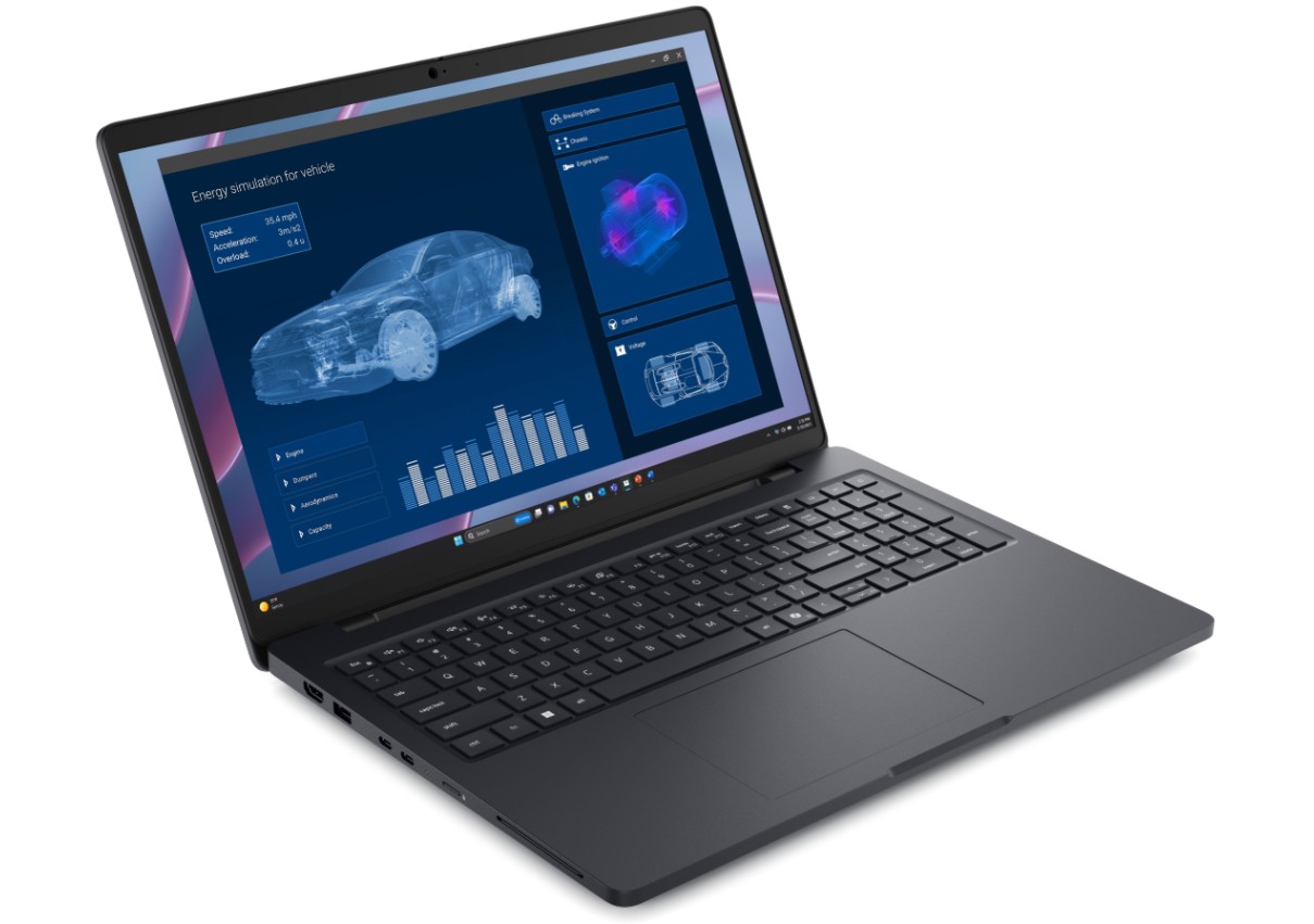 Laptop Dell Pro Max 16 MC16255, 16", Ryzen AI 7 Pro, 32GB RAM, 512GB SSD, i zi